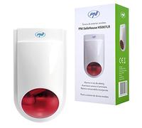 PNI SafeHouse HS007LR Wireless Outdoor Siren with Battery and Power Supply for Wireless Alarm Systems