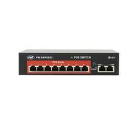 PNI SWPOE82 POE Switch, 8 100Mbps POE Ports and 2 100Mbps UP Link Ports, 120W, AI Function Extends Up to 250m, Lightning Protection 4KV