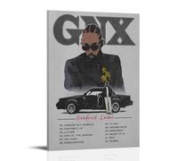 PNIJXPKJO Kendrick Poster Lamar Music Rapper Singer GNX Album Posters for Room Aesthetic Canvas Wall Art Bedroom Decor08x12inch(20x30cm)