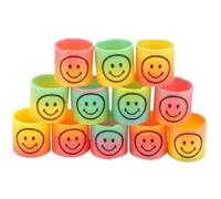 PNJB 12X Mini Rainbow Smile Magic Spring Toy, Colorful & Vibrant, Stretchable & Bouncy Fun Toy for Kids, Stress Relief, Return Gifts & Sensory Play for Boys & Girls
