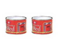 PNJB, 151 Coatings Paint Primer Metallic Gloss Matt 180ml, Non-drip Gloss Paints, Hard Drying, Hard Built, And High Performance (Pillar Box Red, Pack of 2)