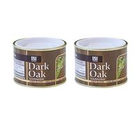 PNJB, 151 Coatings Paint Primer Metallic Gloss Matt 180ml, Non-drip Gloss Paints, Hard Drying, Hard Built, And High Performance (Dark Oak Varnish, Pack of 2)