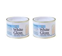 PNJB, 151 Coatings Paint Primer Metallic Gloss Matt 180ml, Non-drip Gloss Paints, Hard Drying, Hard Built, And High Performance (White Gloss Non Drip, Pack of 2)