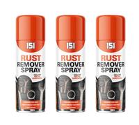 PNJB 151 Rust Remover Spray, Fast-Acting Formula, Removes Old Rust and Prevents New Corrosion, Ideal for Tools, Machinery & Equipment Maintenance, 400ml (3PCS)