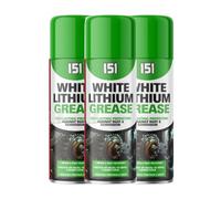 PNJB 151 White Lithium Grease Spray, Multi-Purpose Lubricant Aerosol, Rust & Corrosion Protection, Indoors and Outdoors, Water- & Heat-Resistant Grease for Hinges,Gears, Bearings,400ml (3PCS)