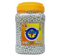 PNJB 5000, 6mm, 0.12 Precision BB Pellets Bullets High-Grade Pellets, Airsoft Plastic High-Grade, Quality and Performance, Longevity, Shelf Life, Consistency and Accuracy, (White)