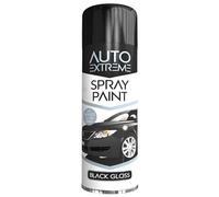 PNJB All Purpose Aerosol Spray, Interior Exterior, Fast Dry Excellent Coverage Adhesion, Long-Lasting Durability, Black Gloss Aerosol, 250 Ml (1 Pcs)
