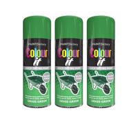 PNJB All Purpose High-Gloss Green Grass Gloss Spray Paint, DIY Projects, Quick Drying Paint, Suitable for Metal, Resistance to Chipping, Peeling, And Fading, Interior & Exterior Use, 250ml (3 Pcs)