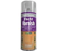PNJB All Purpose Yacht Varnish 400ML - Professional Gloss Finish Spray Wood Colour Paint, Interior, and Exterior Surfaces - Fast Drying Sealer - Easy to Apply (Pack of 1)