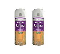 PNJB, All Purpose Yacht Varnish, Professional Gloss Finish Spray Wood Color Paint, Interior, and Exterior Surfaces, Fast Drying Sealer, Easy to Apply, Durable & Flexible Adhesion, 200ml, (2 Pcs)