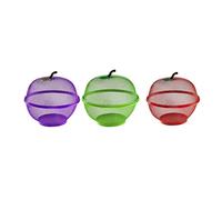 PNJB, Apple Shape Mesh Fresh Fruits Storage Basket Keep Flies & Unwanted Insects Out, Iron sprayed plastic basket, Kitchen Storage Accessories,