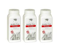 PNJB Athletes Healthy Foot Powder Medicated Treats And Prevents Anti-FUNGAL 75g, Prone To Excessive Sweating And Odour, Daily Foot Care Regime, Talcum Powder, Controls Sweat (3pcs)
