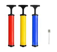 PNJB Ball Pump 11 Inch Heavy Duty Air Inflator, Portable Inflator Kit with Needle, Nozzle, Extension Hose Hand Pumps for Basketball Football Volleyball (Assorted Colour), (2 PCS)