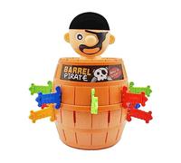 PNJB, Barrel Pirate Pop-Up Toy for Kids, Toddlers Pirates Uncle Sword Game Board Game for Kids Try Your Luck Game for Kids, Thorn Pirates Knife Game for Parties