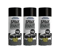 PNJB Black Gloss Car Spray Paint, Aerosol Spray, Durable, Fast-Drying Formula, Sleek and Glossy Finish, Perfect For DIY Enthusiasts,400 ml (3PCS)