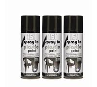 PNJB Black Gloss Spray Paint, Plastic Surface, Aerosol Primer, Smooth And Durable, Fast Drying Formula, Outdoor, Durable Spray,Easy to Use, 400ml (3pcs)
