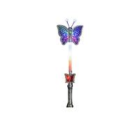 PNJB, Butterfly Wand Light-Up Multi-Function, 40 cm - Silver, Princess Wand, Butterfly Wands for Girls, Princess Wands Fairy Wand for Children Christmas