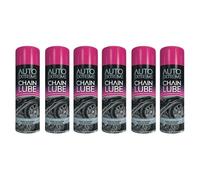 PNJB Chain Cleaner Lube Spray, Grease Oil, Lubricates, Cleans & Protects, Rust Defense, Stuck Parts Ease, Formulated for All Weather Conditions, 250ml, (6PCS)