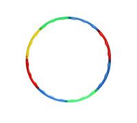 PNJB, Classic Exercise Training Hula Hoop Consists of 8 Inter-Lockable Pieces (Multicolour), Exercise Ring for Aerobics and Weight Loss, and weight hoola hoop, plastic hula hoop. (4 Pcs)
