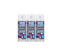 PNJB Clear Lacquer Gloss Finish Spray Paint, Non-Cracking, Quick-Drying Formula, Long-Lasting, Flexible Coating, Delivers Smooth, Consistent Coverage, 400ml, (3 Pcs)