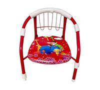 PNJB Colorful Kids Chair, Cute Teddy Bear Design, Sturdy and Comfortable Seating, Safe, Durable and Lightweight, Baby Chair for Fun time, Indoors or Outdoors Toy (Red)