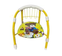 PNJB Colorful Kids Chair, Cute Teddy Bear Design, Sturdy and Comfortable Seating, Safe, Durable and Lightweight, Baby Chair for Fun time, Indoors or Outdoors Toy (Yellow)