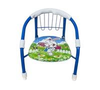PNJB Colorful Kids Chair, Cute Teddy Bear Design, Sturdy and Comfortable Seating, Safe, Durable and Lightweight, Baby Chair for Fun time, Indoors or Outdoors Toy (Blue)