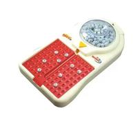 PNJB Electric Bingo Lotto Game Set, Educational game, Fun Family Party Game, Automatic Number Selector with 90 Balls & 48 Cards, Electronic Lottery Machine for Home Entertainment & Gatherings,