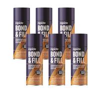 PNJB Foam Filler Spray, Filling Expanding Foam, Wall Panelling, Filling, Bonding, Sealing, Expanding Foam Filler Spray, Insulating Foam Filler 500ml (6 Pcs)
