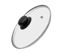 PNJB Glass Pan Lid, Saucepan Casserole Frying Lid, Fit and Compatibility, Durable and Versatile, Transparent Cookware Glass, Easy To Clean, (14CM)