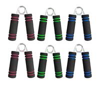 PNJB, Hand Grip Strengthener with Foam Handle, Finger Exercise Power Gripper, Hand Gripper for Men & Women for Gym Workout, Forearm Exercise Hand Exercise Equipment, (6 Pcs)