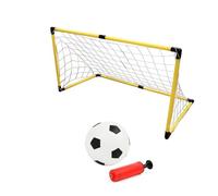 PNJB Kids Football Goal Post Net with Ball Pump, Indoor Outdoor Toys, Folding Portable, Soccer Sports Games, Children Training, Practice Toy Set, Indoor Outdoor