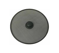 PNJB, Kitchen Splatter Screen Cover, Protective Guard Lid Mesh Fat with Knob, Prevents Oil Splatter, Guard Skillet Lid, Hot Oil Shield, Black, 33cm