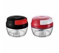 PNJB Manual Pull Cord Food Chopper, Easy Press Lid, Ergonomic Design, Lightweight & Portable, Kitchen Food Processor for Quick Chopping, Mincing and Meal Preparation,Random Color