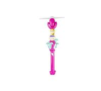 PNJB Mer-maid Shape Rotating Glowing Fairy Stick, Girl Childs Music Lighting Rotating Pinwheel Projection Magic Wand, Spinning windmill toy Toy Gift (1PCS)