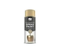 PNJB Metallic Gloss Champagne Gold Spray Paint, Quick Drying, Ideal for Metal Wood Plastic, Aerosol Spray, Perfect for Interior & Exterior,400ml, (1PCS)