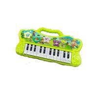 PNJB Multifunctional Electronic Organ Piano Keyboard Toy with Light, 24 Keys Electronic Piano for Kids, Educational Learning Toys Birthday Gifts for Kids Age 3+, (Green)