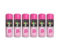 PNJB Perfect Pink All-Purpose Aerosol Spray Gloss, Multipurpose, Interior/Exterior, Gloss Finish, Quick Drying, Indoor and Outdoor,250ml, (6 PCS)