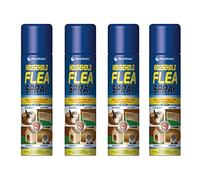 PNJB PestShield Pet Bed & Kennel Insecticide Spray, Flea, Tick, Mite & Bug Killer for Carpets, Upholstery, Hutch & Pet Bedding, Indoor Pest Control Spray for Home Use, 200ml, (4 Pcs)