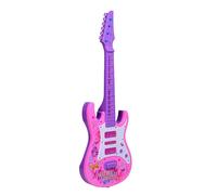 PNJB Pink Musical 20" Guitar Kids Electronic Educational Toy With Music & Interactive Lights, Solid And Durable, Song Play Mode, Toy For Children