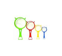 PNJB, Plastic Kitchen Strainer Sieve, Sink Strainer Colander, Colander for Cooking & Food, Fine Mesh Filter Container, (4 Pcs)