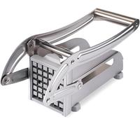 PNJB Potato Chipper Cu-tter, Stainless Steel, Manual Cu-tter, Stability and Durability, Professional Vegetable Slicer for Potatoes, Carrots, Cucumbers & Homemade Fries