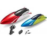 PNJB RC Speed Boat, 2.4GHz Remote Control Racing Boat,Outdoor Fun, Stable Navigation, Rechargeable Battery & USB Charger,Ready-to-Run RC Toy, Fun, Durable Toy, Random Color