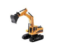PNJB, Remote Control Rc Heavy Super Power Excavator, Kids Toy Engineering Digger Truck, Remote Control Rechargeable Hydraulic Car, Birthday Gifts for Toddlers Boys Girls