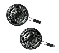 PNJB, Ring Pan Mat Hob Tagine Heat Diffuser for Induction Cooktop Adapter Plate, Flame Reducer Ring for Gas Stove, Glass Cooktop Converter Flame Guard (2 Pcs)