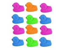 PNJB Shaggy Dog Squeeze Toy, Anti-Stress Relaxer Ball, Light Up Sensory Toy, Fidget Toys For Kids, Toy Activity And Play, Finger Toy, Indoor And Outdoor Play, Random Colour, (12PCS)