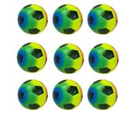 PNJB, Soft Foam Sponge Football Outdoor and Indoor Random Colors, Sports Foam Ball for Little Teens Indoor Practice First Time Backyard Play (9 Pcs)