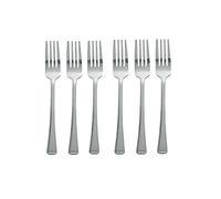 PNJB Stainless Steel Kitchen Fork, Dining Cuisine, Cutlery (18cm) Elegant Design, Shiny Finish, Soft-Curved Edges, (18-Pcs)