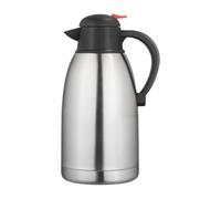 PNJB Stainless Steel Thermal Carafe Jug, Durable & Stylish, Spill-Resistant Design, Ergonomic Handle, Wide Opening, Mouth Sleek & Modern, Lightweight & Portable 3litre