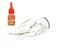 PNJB, Super Glue High Strength Green Jem Strong Bottles Cyanoacrylate 20G, Formulation Super Fast Bonding - Ideal for Vertical Surfaces (3 Pcs)